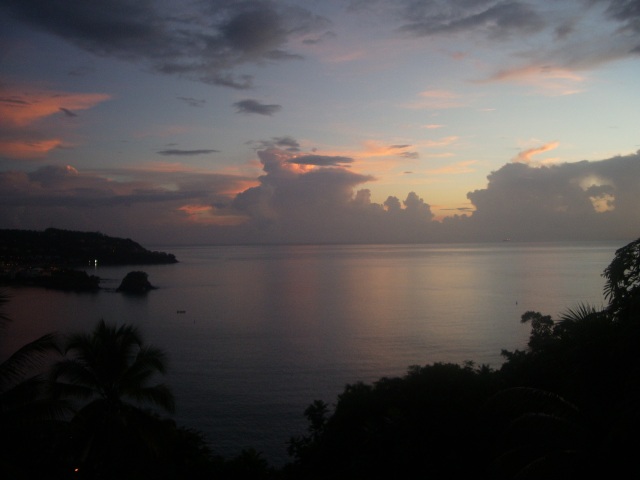 The view from our St Lucia villa#1