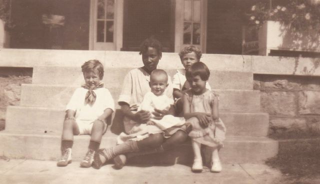 Children and their nany - 1924