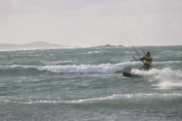 Kitesurfing in Guernsey